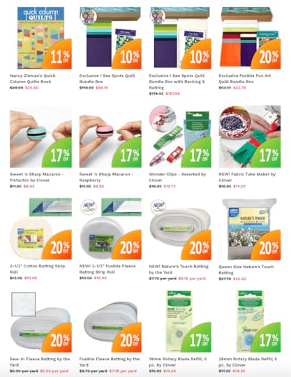 Shop our March National Quilting Month Sale and Save Up To 20 Percent off at Nancy Zieman Productions at ShopNZP.com!