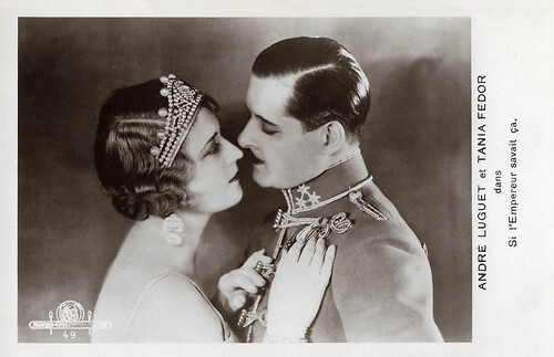 André Luguet and Tania Fedor in Si l'Empereur savait ça (1930)