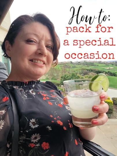 There are some circumstances where you have to attend a special event and you can't pack light, but if you're a wedding guest, you can pack light.