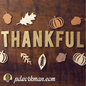 Giving thanks for books!