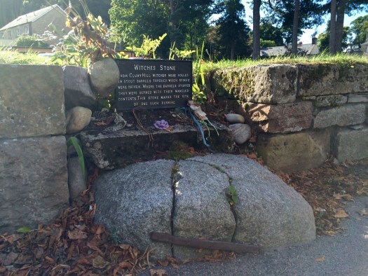 The Witches Stone in Forres.