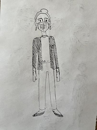 Drawing a scientist by a college student
