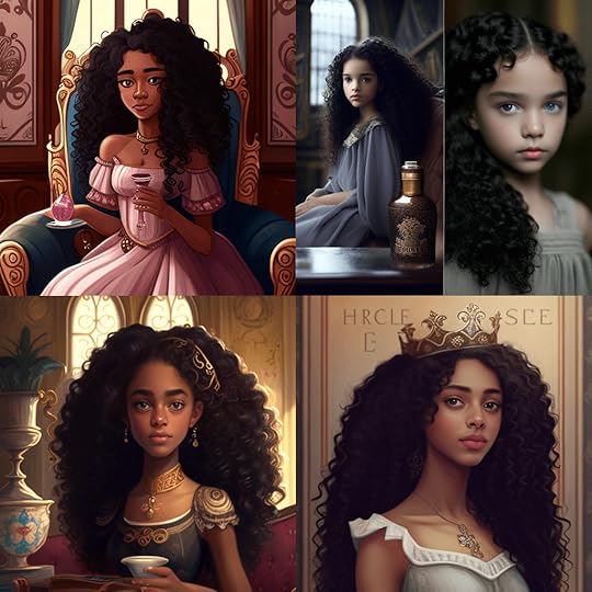 Midjourney image of Eloise - third try