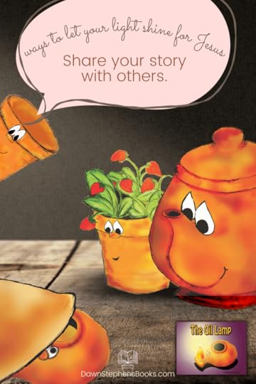 Little Pot shares that a way we shine for Jesus is to share our stories with others.