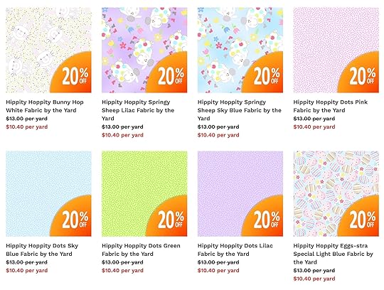 Easter Fabric Available at Nancy Zieman Productions at ShopNZP.com