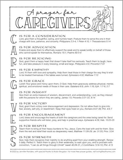 Prayer for Caregivers 