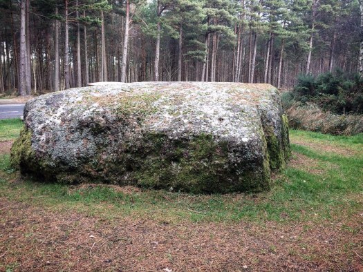 Cumberland Stone, by Culloden in the Scottish Highlands