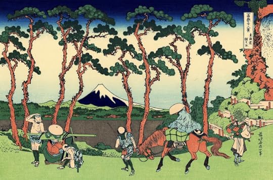 Hokusai's picture, Hodogaya in Tōkaidō