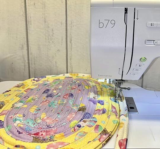 NEW! Spring Garden Gnomes Easter Table Mat