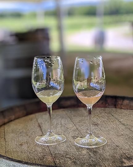 Wine tasting at Lamoreaux Landing Wine Cellars in Lodi