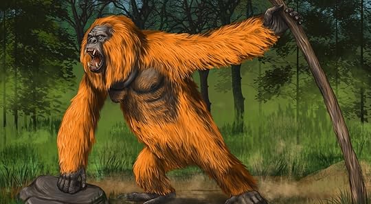 Gigantopithecus in nature