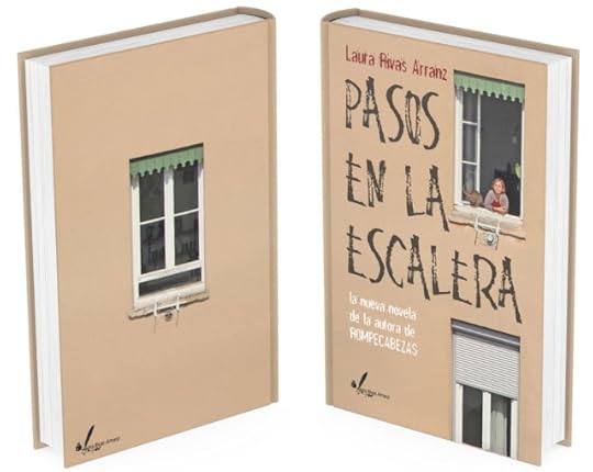 Pasos en la escalera de Laura Rivas Portada y contraportada.