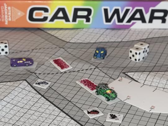 Car Wars Classic setup using Miniatures