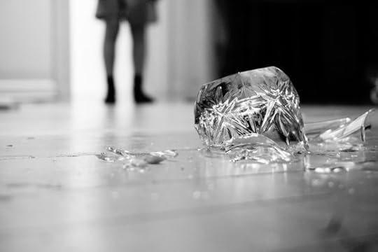 you choose how to feel after shit happens - like broken glass