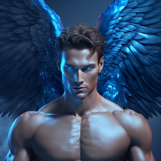 Blue handsome angel by PicSoAI on DeviantArt