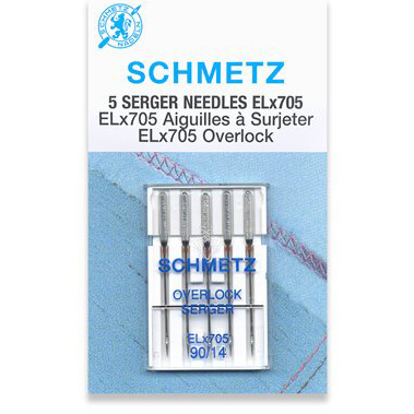 ELX705 Serger Overlock Needles, Size 90 available at Nancy Zieman Productions at ShopNZP.com