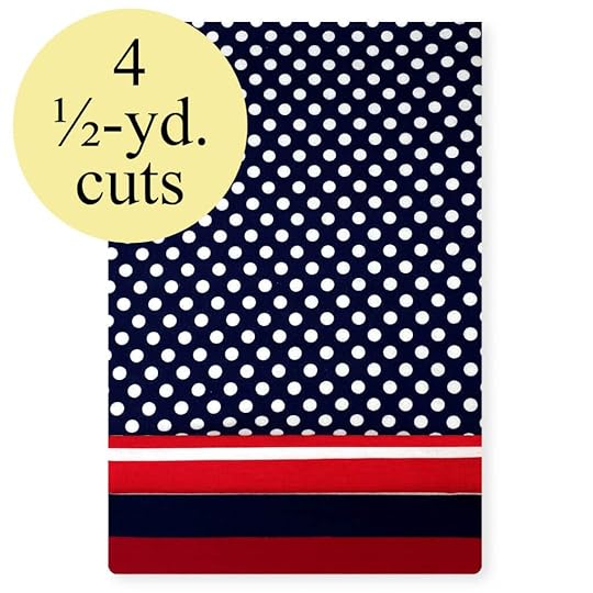 Patriotic Stretch Jersey Knit Fabric Pack- 2 Yard Pack available at Nancy Zieman Productions at ShopNZP.com