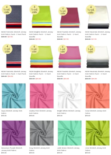 Stretch Jersey Knits available at Nancy Zieman Productions at ShopNZP.com