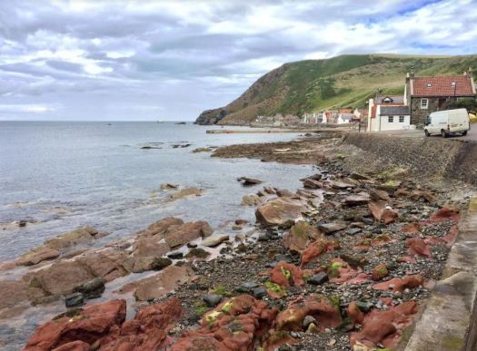 The shore at Crovie