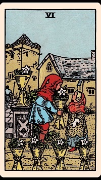 Six of Cups (Upright) | Tarot Card of the Day