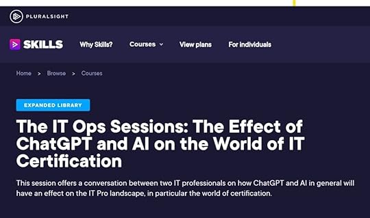 The IT Ops Sessions: The Effect of ChatGPT and AI on the World of IT Certification