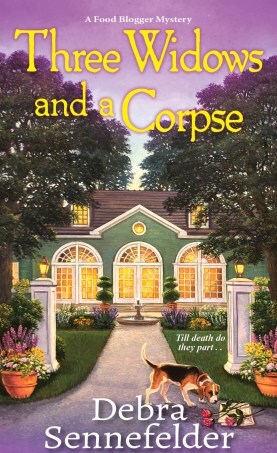 Three Widows and A Corpse. Cozy Mystery. Culinary themed mystery.
