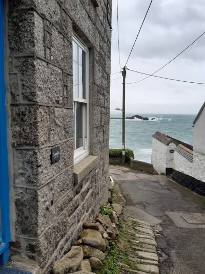 photo of view from cottage to the sea