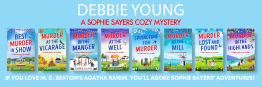 image of covers of Sophie Sayers books 1-8