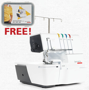 BERNETTE64BE 100 bernette b64 AIRLOCK Serger Overlocker Machine