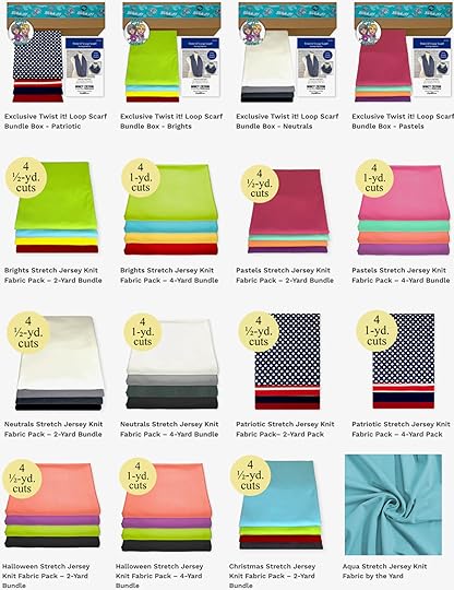 Stretch Jersey Knit Fabric Available at Nancy Zieman Productions at ShopNZP.com