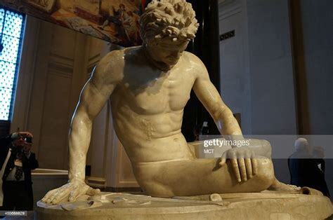 "The Dying Gaul," an ancient Roman statue from Rome's Capitoline... News Photo - Getty Images