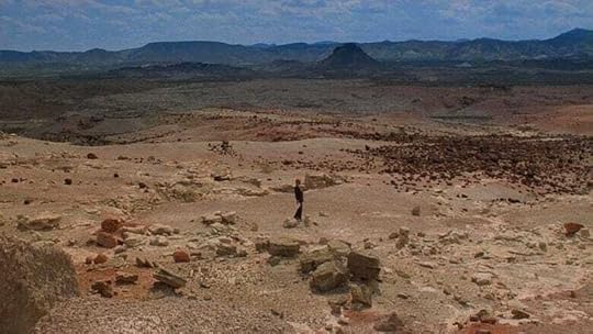 Harry Dean Stanton wanders the wastes of Texas in