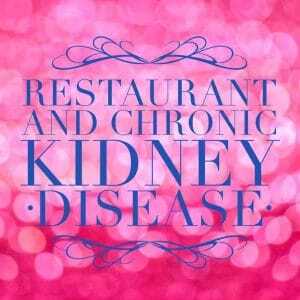 Restaurants And Chronic Kidney Disease