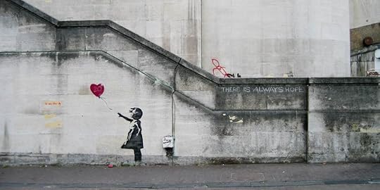 Girl with Balloon or There is Always Hope, version in South Bank.