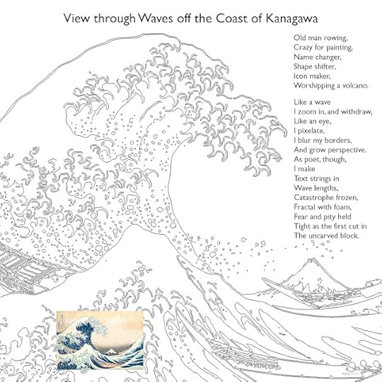 Jonathan Reeve Price interpretation of the Great Wave off Kanagawa, by Hokusai.