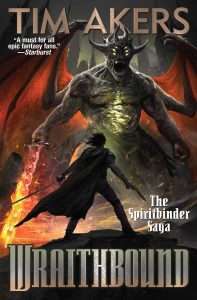Cover for Wraithbound by Tim Akers