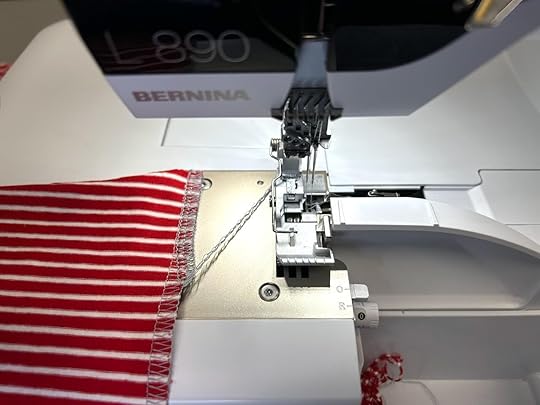 Cowl Neck One Seam Serger Scarf Sewing Tutorial by The Stitch it Sisters at The Nancy Zieman Productions Blog IMG 0428