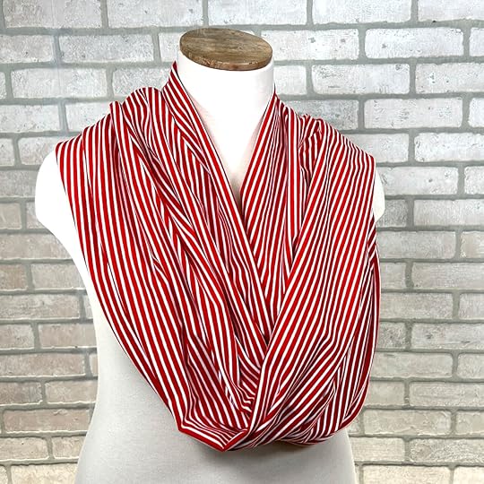 Cowl Neck One-Seam Serger Scarf Sewing Tutorial by The Stitch it! Sisters at The Nancy Zieman Productions Blog