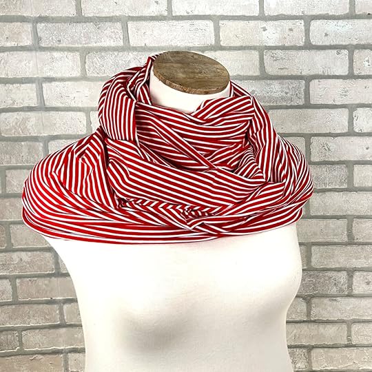 Cowl Neck One-Seam Serger Scarf Sewing Tutorial by The Stitch it! Sisters at The Nancy Zieman Productions Blog