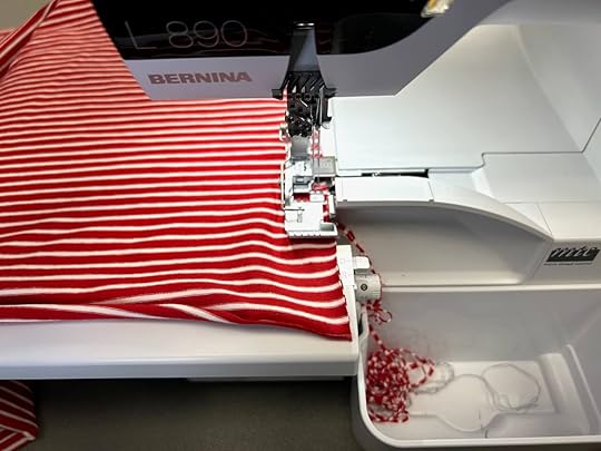 Cowl Neck One-Seam Serger Scarf Sewing Tutorial by The Stitch it! Sisters at The Nancy Zieman Productions Blog