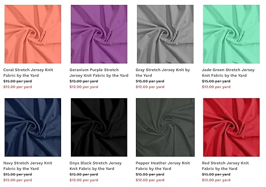 Shop Stretch Jersey Knit Fabrics at Nancy Zieman Productions at ShopNZP.com