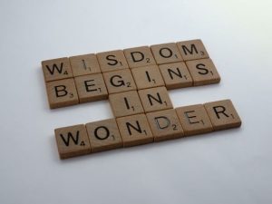 My list of Three, Word Wisdoms