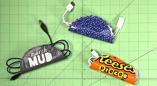 Recycled Candy Wrapper Cord Wrap Sewing Tutorial at the Nancy Zieman Productions Blog