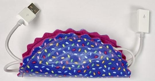 Recycled Candy Wrapper Cord Wrap Sewing Tutorial at the Nancy Zieman Productions Blog