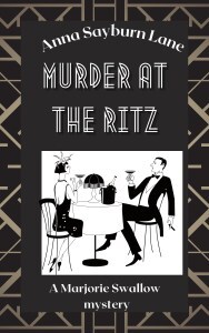 The cover of my novella, Murder at the Ritz
