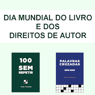 Dia Mundial do Livro e dos Direitos de Autor - Palavras Cruzadas