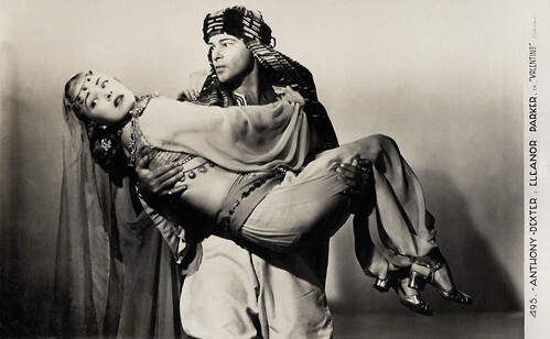 Anthony Dexter and Eleanor Parker in Valentino (1951)