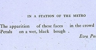 An Ezra Pound imagist poem