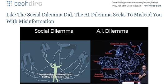 Like The Social Dilemma Did, The AI Dilemma Seeks To Mislead You With Misinformation Techdirt Nirit Weiss-Blatt