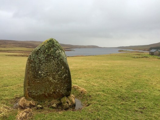 Stone, though not the real Stone of Scone, at Finlaggan